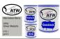 Preview: Mercedes-Benz, Ultra Silver Metallic, 777 / 9777: 1L Lackdose + 1L Klarlack + 500ml Härter - Set, von ATW Autoteile West.